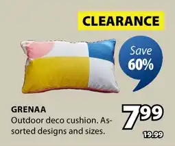 JYSK GRENAA Outdoor deco cushion offer