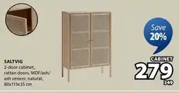 JYSK SALTVIG 2-door cabinet offer