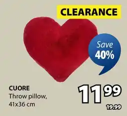 JYSK CUORE Throw pillow offer