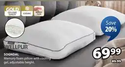 JYSK SOGNDAL Memory foam pillow offer