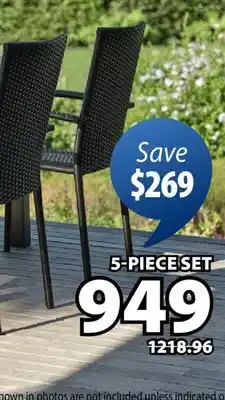 JYSK VATTRUP TABLE + 4 PALERMO CHAIRS offer