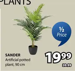 JYSK SANDER Artificial potted plant offer