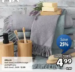 JYSK ORILLIA Bath towel offer