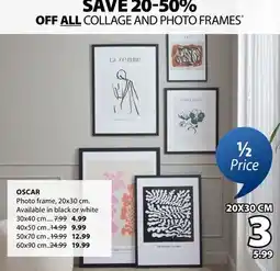 JYSK OSCAR Photo frame offer