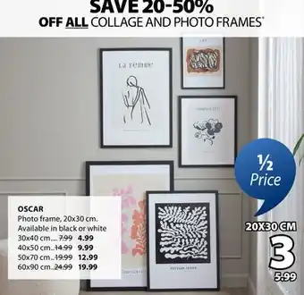 JYSK OSCAR Photo frame offer