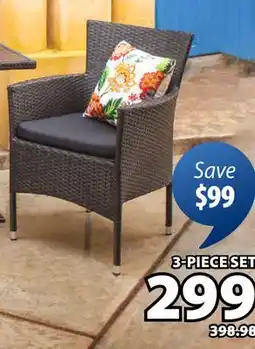 JYSK THY CAFE TABLE + 2 AIDT CHAIRS offer