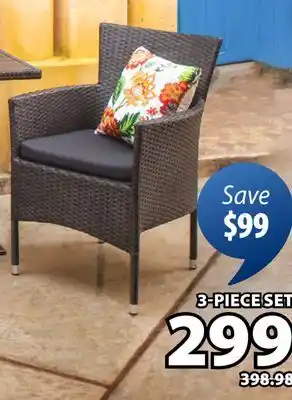 JYSK THY CAFE TABLE + 2 AIDT CHAIRS offer