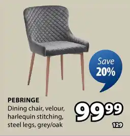 JYSK PEBRINGE Dining chair offer