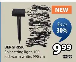 JYSK BERGIRISK Solar string light offer