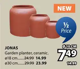 JYSK JONAS Garden planter, ceramic offer