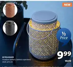JYSK MYRSANGER Outdoor lantern offer