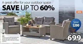 JYSK VEN 4-piece conversation set offer