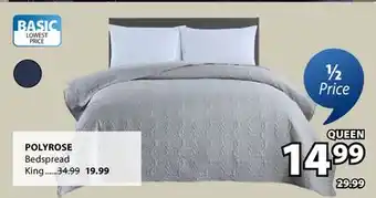 JYSK POLYROSE Bedspread offer