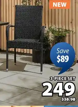JYSK HOBRO TABLE +2 PALERMO CHAIRS offer