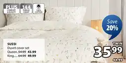 JYSK SUSSI Duvet cover set offer