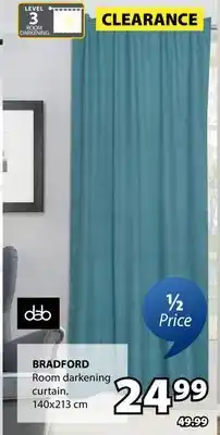 JYSK BRADFORD Room darkening curtain offer