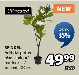 JYSK SPINDEL Artificial potted plant offer