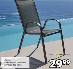 JYSK LEKNES Stackable patio chair offer