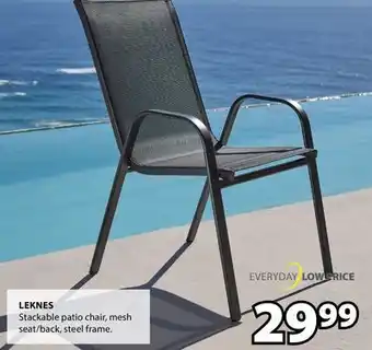 JYSK LEKNES Stackable patio chair offer