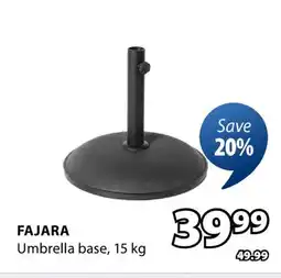 JYSK FAJARA Umbrella base offer