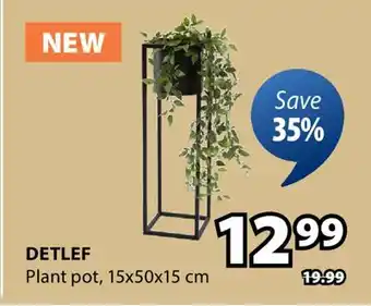 JYSK DETLEF Plant pot offer