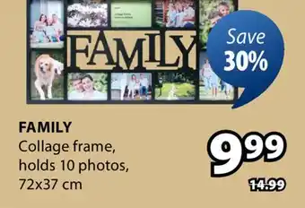 JYSK FAMILY Collage frame offer
