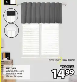 JYSK MATTHEW Valance offer