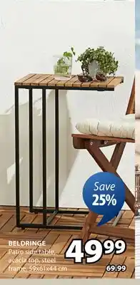 JYSK BELDRINGE Patio side table offer