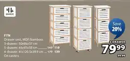 JYSK FYN Drawer unit offer
