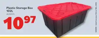 Matériaux Pont Masson Plastic Storage Box 102L offer