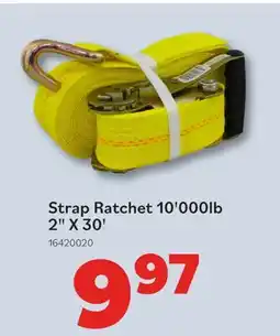Matériaux Pont Masson Strap Ratchet 10000 Lbs 2 x 30' offer