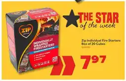 Matériaux Pont Masson Zip Individual Fire Starters - Box of 20 Cubes offer