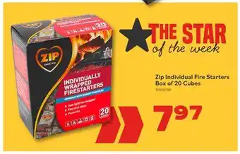 Matériaux Pont Masson Zip Individual Fire Starters - Box of 20 Cubes offer
