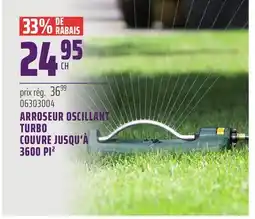 Gagnon - La Grande Quincaillerie ARROSEUR OSCILLANT TURBO COUVRE JUSQU'À 3600 PI² MELNOR offer
