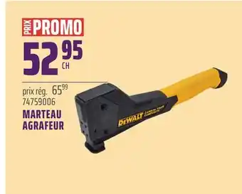 Gagnon - La Grande Quincaillerie MARTEAU AGRAFEUR DEWALT offer