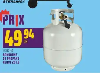 Gagnon - La Grande Quincaillerie BONBONNE DE PROPANE NEUVE 20 LB STERLING offer