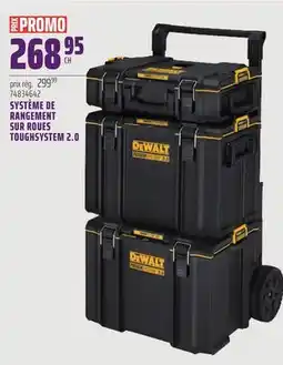 Gagnon - La Grande Quincaillerie SYSTÈME DE RANGEMENT SUR ROUES TOUGHSYSTEM 2.0 DEWALT offer