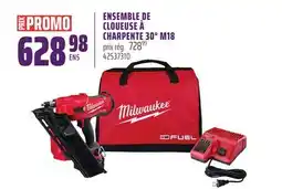 Gagnon - La Grande Quincaillerie ENSEMBLE DE CLOUEUSE À CHARPENTE 30° M18 MILWAUKEE offer