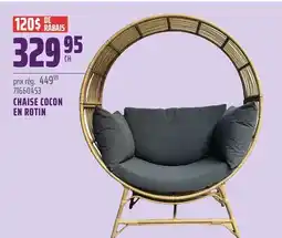Gagnon - La Grande Quincaillerie CHAISE COCON EN ROTIN offer