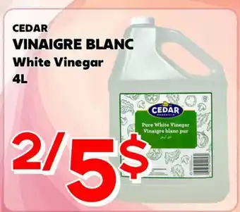 Marche Salaberry CEDAR VINAIGRE BLANC offer