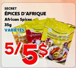 Marche Salaberry SECRET EPICES D AFRIQUE offer
