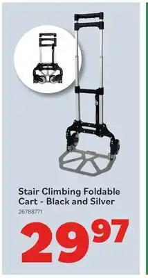 Matériaux Pont Masson Stair Climbing Foldable Cart - Black and Silver offer