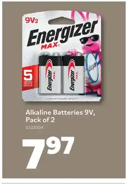 Matériaux Pont Masson Energizer Alkaline Batteries 9V offer