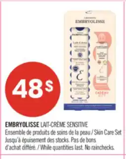 Pharmaprix EMBRYOLISSE LAIT-CRÈME SENSITIVE Skin Care Set offer