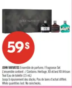 Pharmaprix JOHN VARVATOS Fragrance Set offer