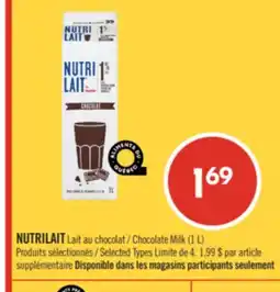 Pharmaprix NUTRILAIT Chocolate Milk offer