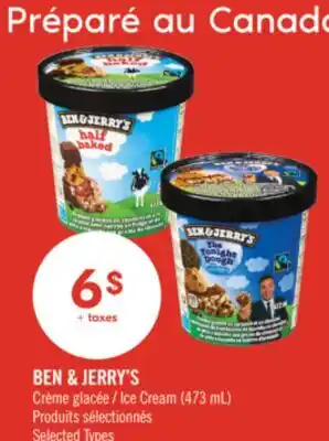 Pharmaprix BEN & JERRY'S Ice Cream offer
