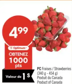 Pharmaprix Strawberries offer
