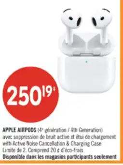 Pharmaprix APPLE AIRPODS offer
