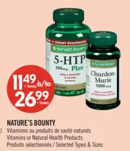 Pharmaprix NATURE'S BOUNTY Vitamins or Natural Health Products offer